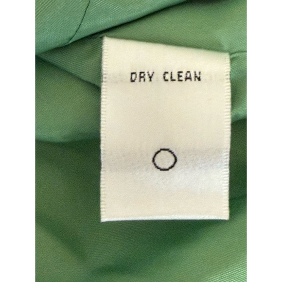 Jones & Co Stretch Single Button Blazer Green White Bamboo Print Size 6P NWT - Picture 9 of 14